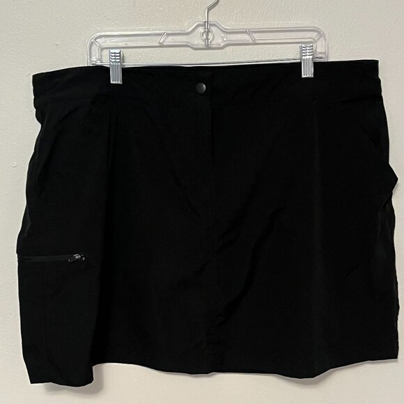 32 Degrees Cool Skorts Skirt with Shorts Black Size XXL - Picture 1 of 5
